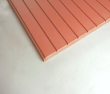 湿贴陶板-浅红色槽板