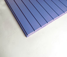 湿贴陶板-浅蓝色槽板